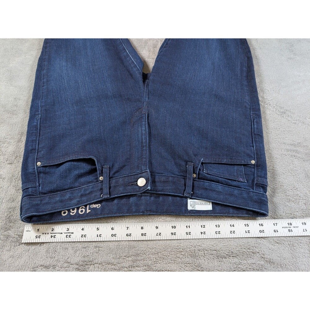 Gap 1969 Jeans Women's 31s High Rise Skinny Blue Denim Stretch Casual Preppy - Picture 9 of 12